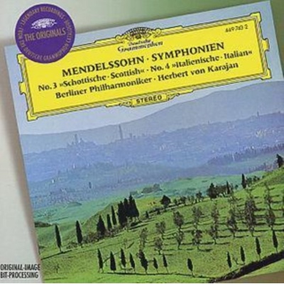 SYMFONIE 3,4/HEBRIDY OP.26 - KARAJAN/BPH