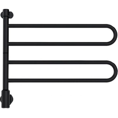 PAX Електрическа лира за кърпи Pax Flex U 2/650, 43W с таймер Momento II - черна (26-1039)