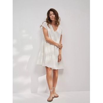 Moodo Дамска рокля бяла MOODO Moodo | Byal | ЖЕНИ | XS