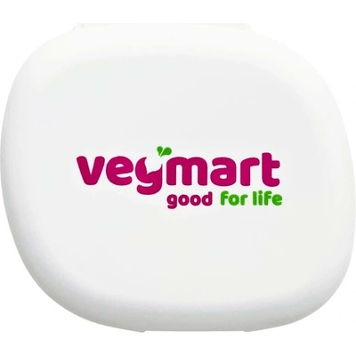 Vegmart PillBox Zásobník na kapsle a tablety bílý
