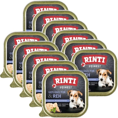 RINTI Ваничка RINTI FEINEST птиче месо и елен 11 x 150 г