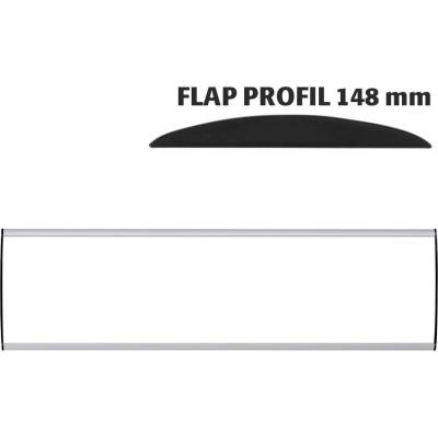 A-Z Reklama CZ Orientační nástěnná tabulka 148 × 600 mm - Flap Profil – kód UDS148NA60