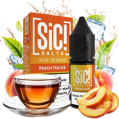 Sic! Salt Peach Tea Ice 10 ml 20 mg