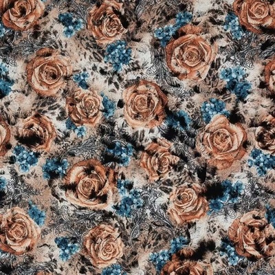 Kabátovina N6392, camel ruže, š.