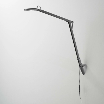 Moderné svietidlo FAN EUROPE LAMPADA DA LETTURA LED LOCKE GRIGIA 6W 700LM 4000K 53X55CM LEDT-LOCKE-GREY