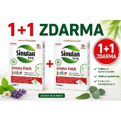Sinulan forte Aroma Patch junior náplasť 5 ks