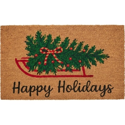 Clayre & Eef Vánoční Happy Holidays Hnědá 75 x 45 cm