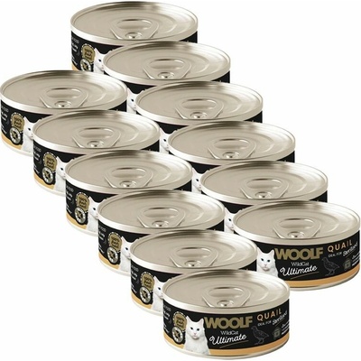 Woolf WildCat Ultimate Quail Pate 12 x 85 g