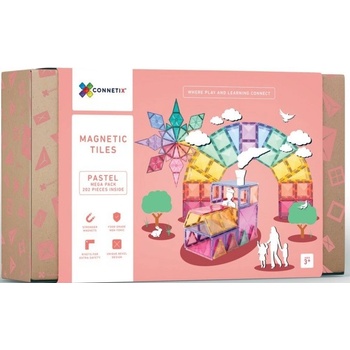 Connetix Tiles 202 ks Pastelová