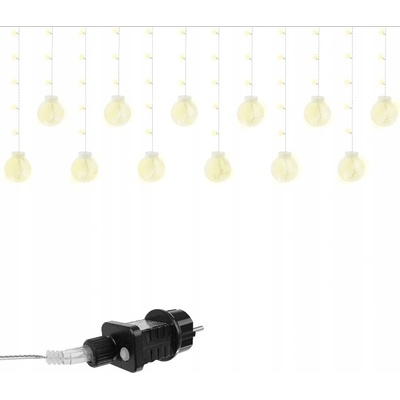 ISO 11346 Světelný závěs koule 108 LED 3.6W teplá bílá