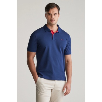 Gant Reg contrast SS Rugger modré