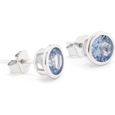 Rafity stříbrné s akvamarínem E0086PZ-01