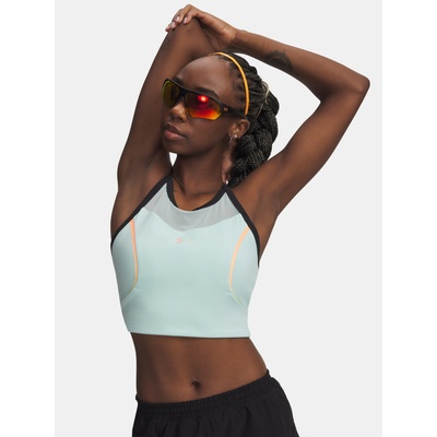 Under Armour Дамско потник Under Armour UA Velociti Elite Crop Tank Under Armour | Zelen | ЖЕНИ | XS
