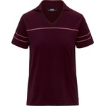 K-Way Дамска поло тениска K-Way Women's Mazardy Stripes Polo shirt - Violet Burnished / Violet (916-6719-0113)
