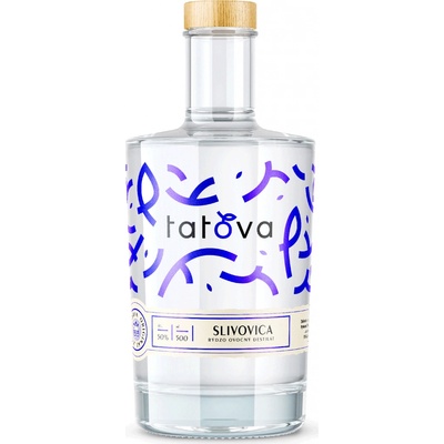 Tatova Slivovica 50% 0,5 l (čistá fľaša)