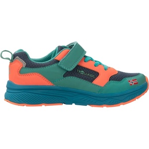 Trollkids Детски ежедневни обувки Trollkids Kid's Haugesund Sneaker Casual shoes - Atlantic Blue / Dark Navy / Glow Orange - размер 40 (EU) (702-2801-0525)