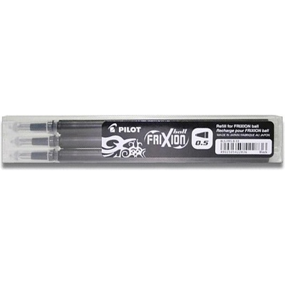 Pilot Вложка за химикалка с ролка, 0, 25 мм, изтриваема, PILOT "Frixion Ball/Clicker", черна BLS-FR5-B-S3 (BLS-FR5-B-S3)