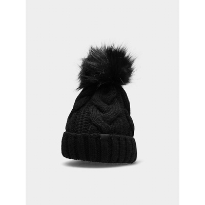 4F H4Z22-CAD010 DEEP black dámska zimní čiapka