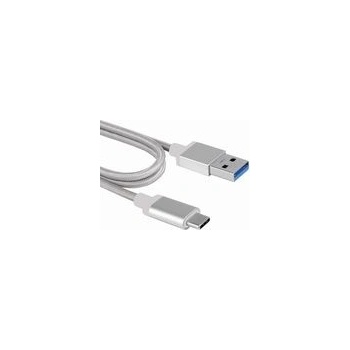 MicroConnect USB3.1CA1S USB3.1 C (M) - USB3.0 A (M), 1m, stříbrný