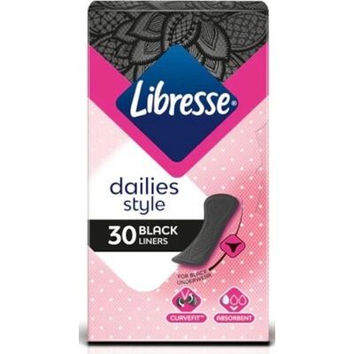 Libresse Ежедневни превръзки Libresse - Normal Black, 30 броя