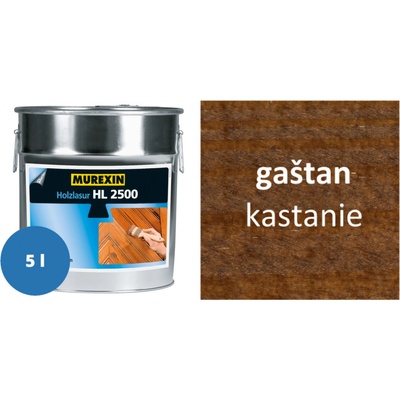 MUREXIN lazúra na drevo HL 2500, gaštan (5 l)