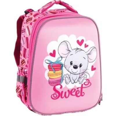 PULSE Ученическа раница PULSE Anatomic Cube Happy Mouse