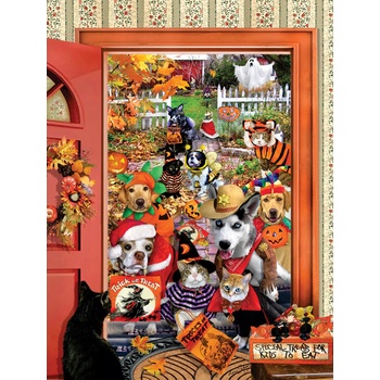 SunsOut - Puzzle Lori Schory - Halloween Beggars - 300 piese