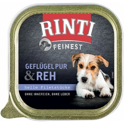 Rinti Feinest Adult Dog drůbeží a srnčí 150 g