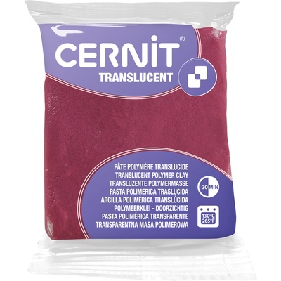 Cernit Polymer Clay Translucent Полимерна глина Wine Red 56 g (CE0920056411C)