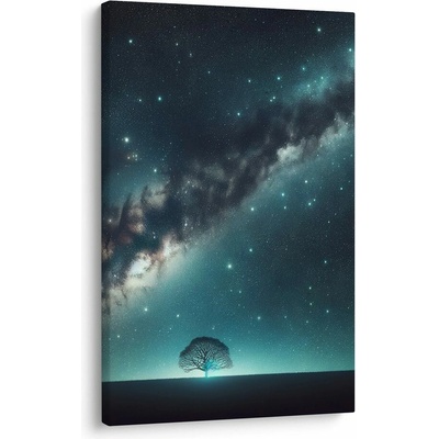 Obraz strom života a galaxie - 40x60