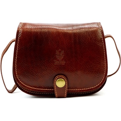 Florence kožená kabelka Florence Irma hnedá