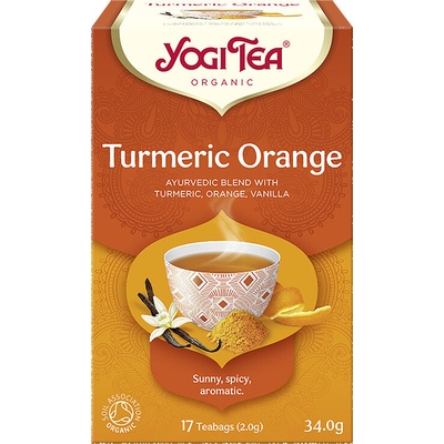 Yogi Tea čaj KURKUMA POMARANČ 17 n.s.