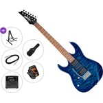 Ibanez GRX70QAL-TBB Premium SET Transparent Blue Burst Електрическа китара