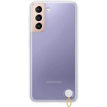 Samsung Protective Hard Cover EF-GG991CW - оригинален хибриден кейс за Samsung Galaxy S21 (бял)