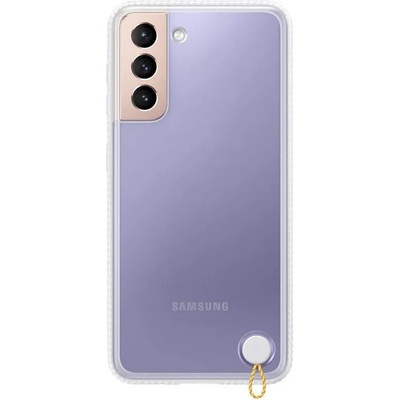 Samsung Protective Hard Cover EF-GG991CW - оригинален хибриден кейс за Samsung Galaxy S21 (бял)