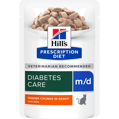Hill's Prescription Diet M/D Starostlivosť pri cukrovke 12 x 85 g