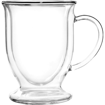 Vialli Design Стъклени чаши в комплект 2 бр. с двойни дъна/за лате 250 ml Amo - Vialli Design