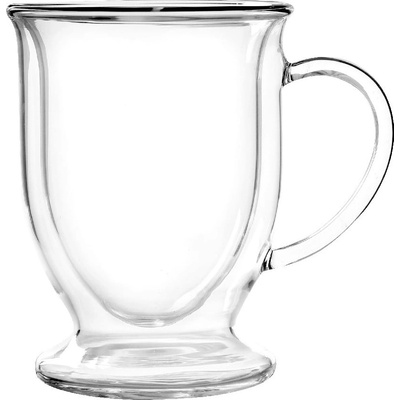 Vialli Design Стъклени чаши в комплект 2 бр. с двойни дъна/за лате 250 ml Amo - Vialli Design