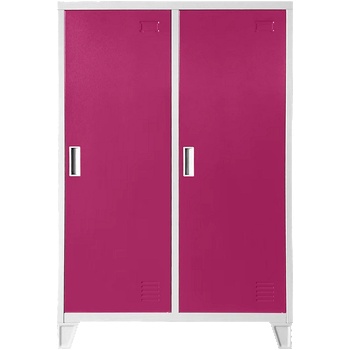 Carmen Метален шкаф Carmen CR-1605-2 JZ - сив / розов (3580178)