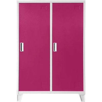 Carmen Метален шкаф Carmen CR-1605-2 JZ - сив / розов (3580178)