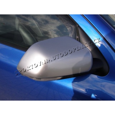 Milotec Kryty zrcátek - ABS design matný chrom Škoda Superb Facelift 2006