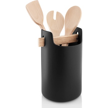 Eva Solo Поставка за прибори за готвене 20 см, с дървена дръжка, черна, Eva Solo (ES520425)