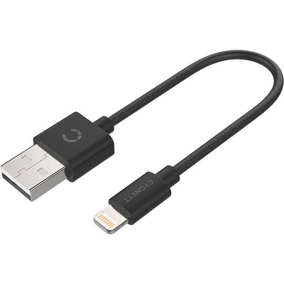 Cygnett Кабел Cygnett, USB към Lightning, 12W, 0.1m, черен (CY2721PCCSL)
