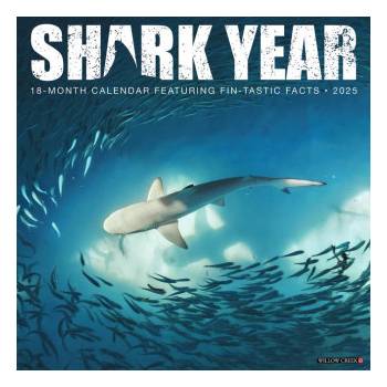 Shark Year 2026 12 X 12 Wall Calendar