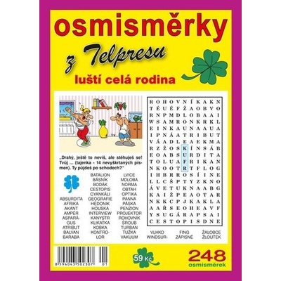 Osmisměrky z Telpresu luští celá rodina 1/2024 - 248 osmisměrek