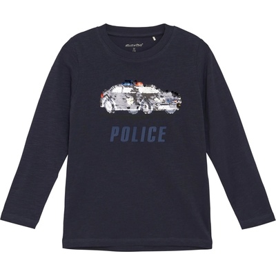 Minymo Детска блуза с дълъг ръкав Minymo Kid's T-Shirt L/S No. 134002 Longsleeve - Parisian Night - размер 104 (EU) (704-5697-0214)