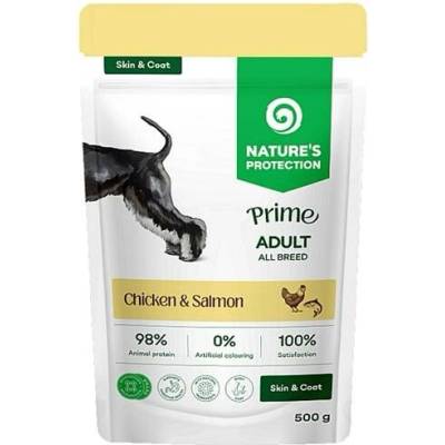 Nature's Protection Prime Dog Skin & Coat Salmon & Chicken 500 g