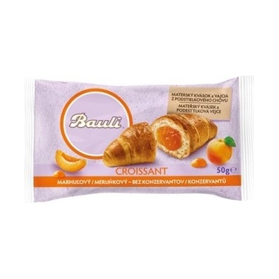 Bauli Kváskový croissant s marhuľovou náplňou 50 g