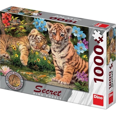 Dino Tygři secret collection 1000 dílků