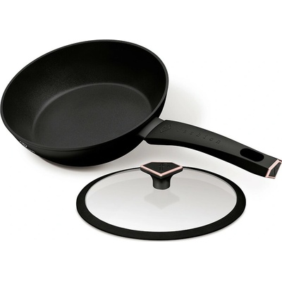 Pro-Tech shop Hluboká pánev s poklicí a titanovým povrchem Fashion 24cm 55127